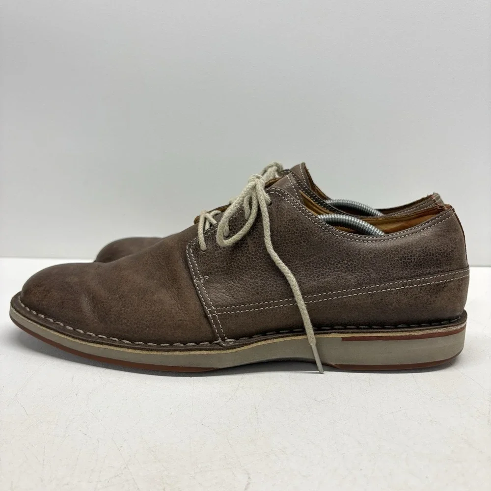 Sperry Gold Cup Men's 12M Brown Leather Plain Toe Oxford Dress Casual Shoes